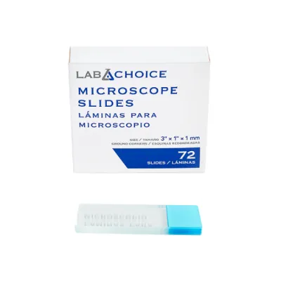 Picture of Microscope Slides Frosted Yellow corner grounded - 4175