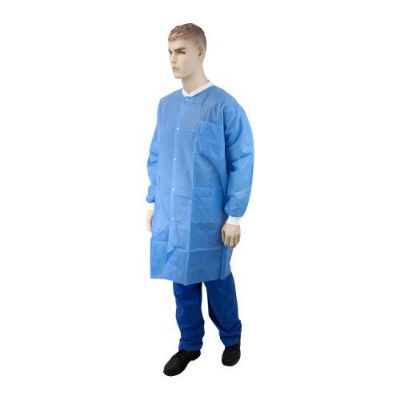 Picture of Disposable Lab Coats with Pockets