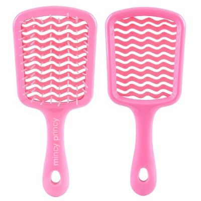 Picture of Minsi Princy Heat UNbrush Detangling Brush for Pain-Free Brushing on All Wet or Dry Hair Types Durable DuoFlex Anti-Static Bristles, Lightweight Handle, Vented Hair Brush